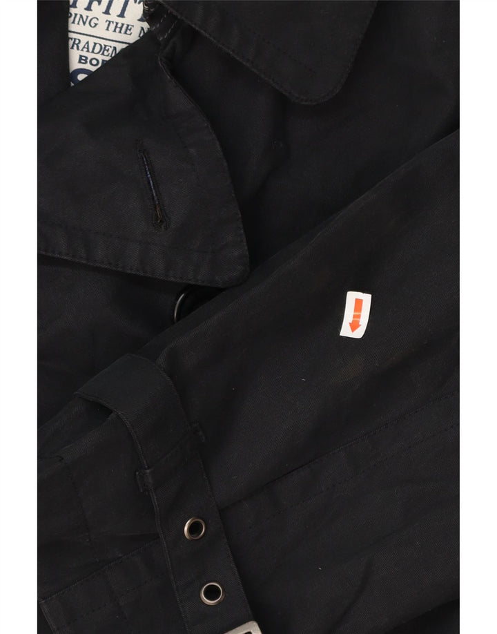 Trench da uomo BODEN UK 40 grande cotone nero