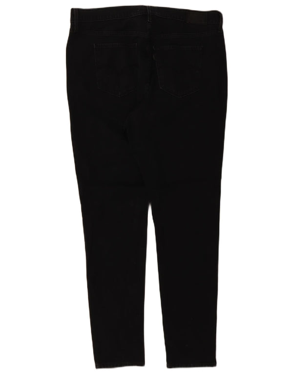 Levi's Donna 721 Jeans skinny a vita alta US 16 2XL W36 L30 Cotone nero