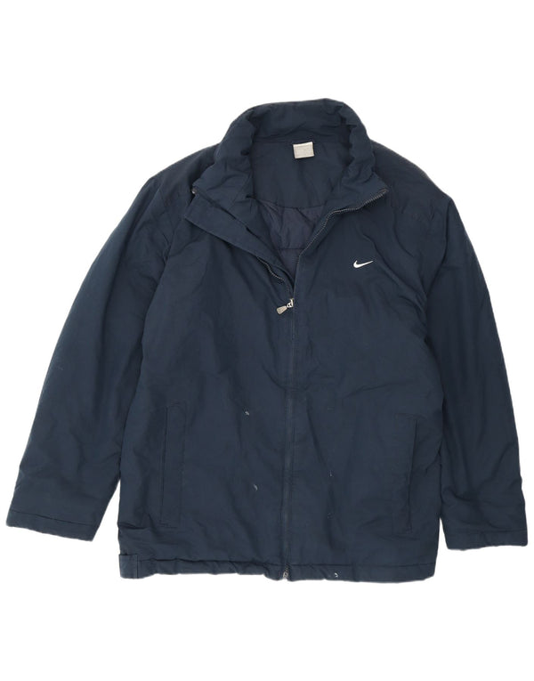 Giacca a vento da uomo Nike UK 42/44 grande blu navy