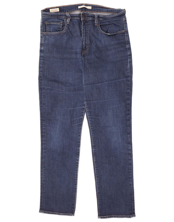 Jeans dritti a vita alta Levi's 724 da donna W32 L30 cotone blu