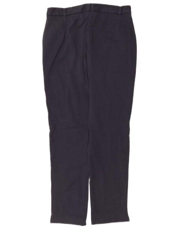 Pantaloni casual da donna Marks & Spencer UK 12 medi W30 L28 Blu navy