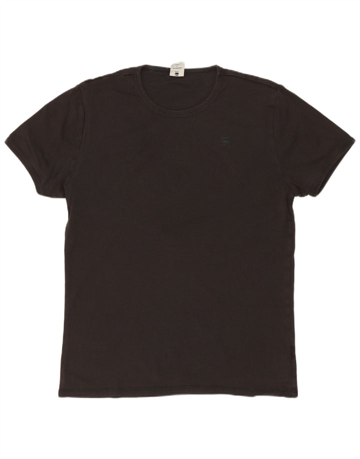 T-shirt da uomo G-STAR Top grande in cotone grigio