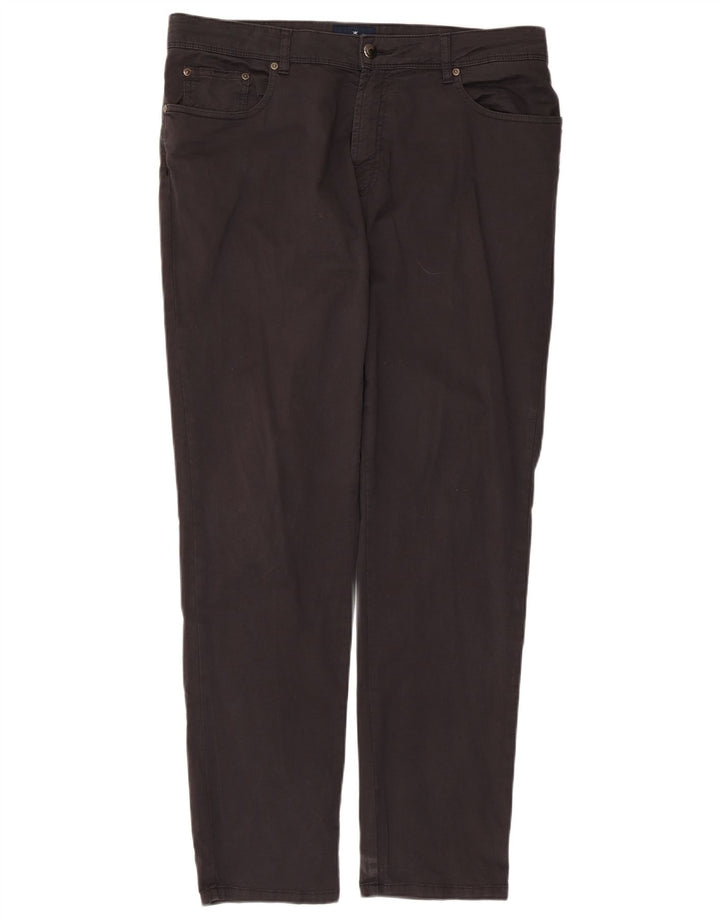 Pantaloni casual slim da uomo Hackett W36 L31 in cotone marrone