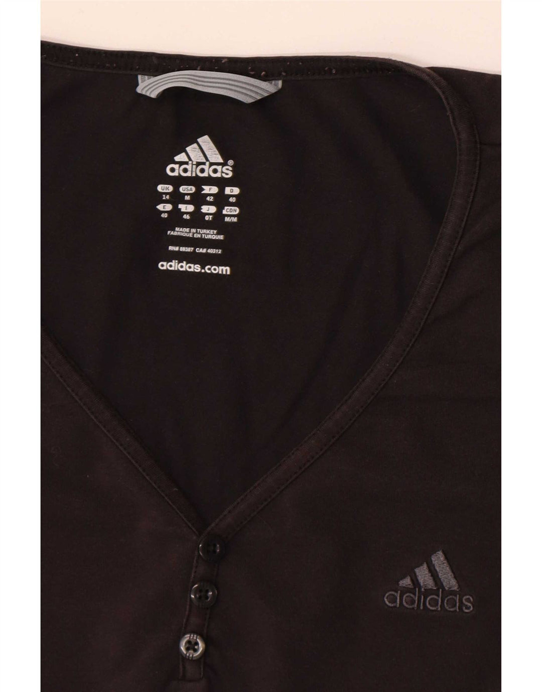 Maglietta da donna Adidas Top UK 14 media nera