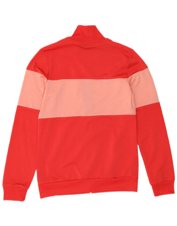 Giacca Top della tuta da ragazza Adidas 14-15 anni Colorblock rosso