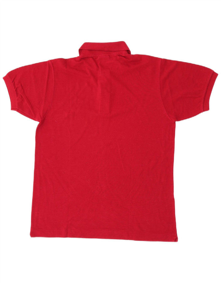 Polo da uomo Lacoste taglia 4 media in cotone rosso