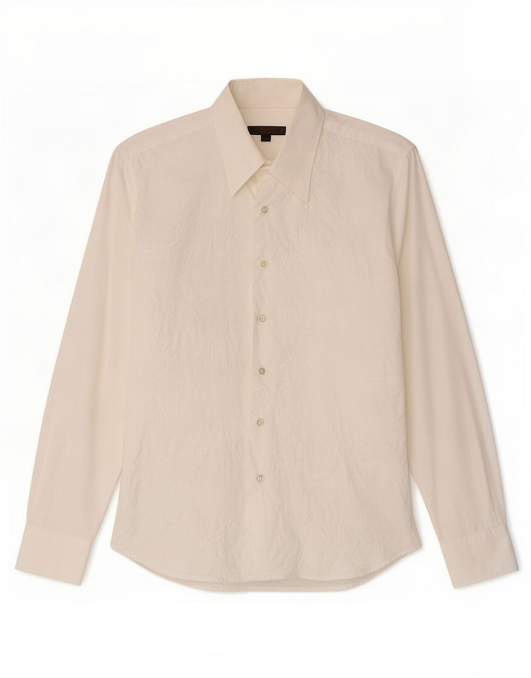 Camicia slim da uomo Tipo' S in cotone floreale bianco medio