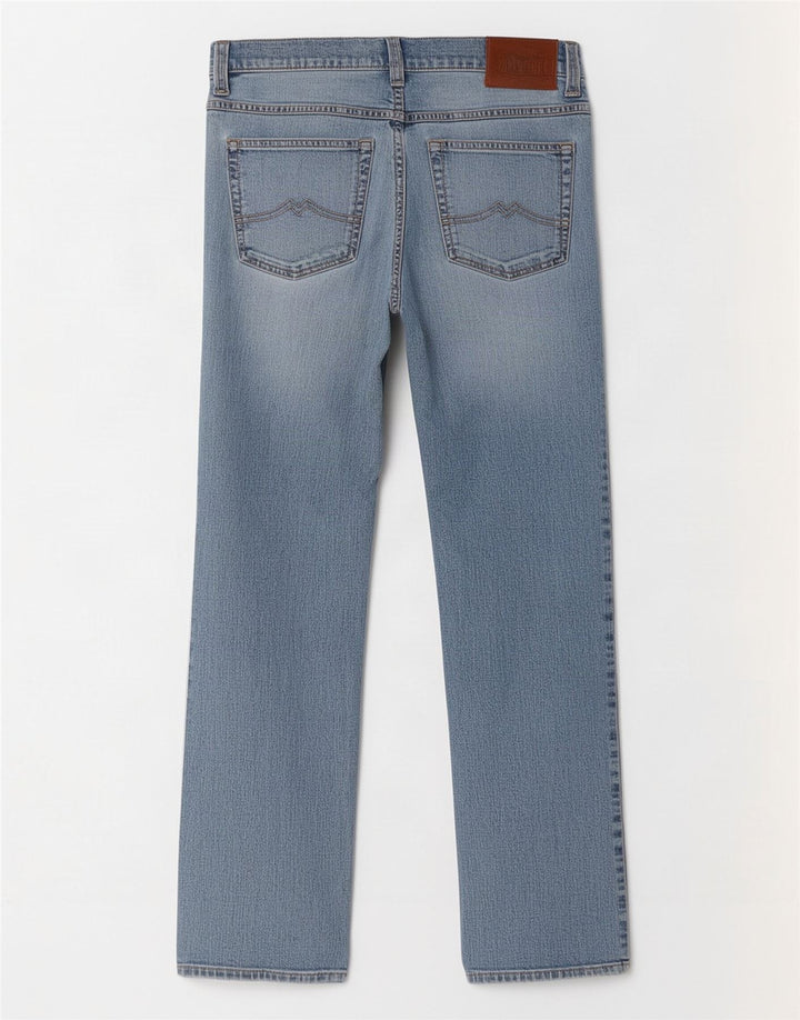 Jeans dritti Tramper da uomo Mustang W33 L32 in cotone blu