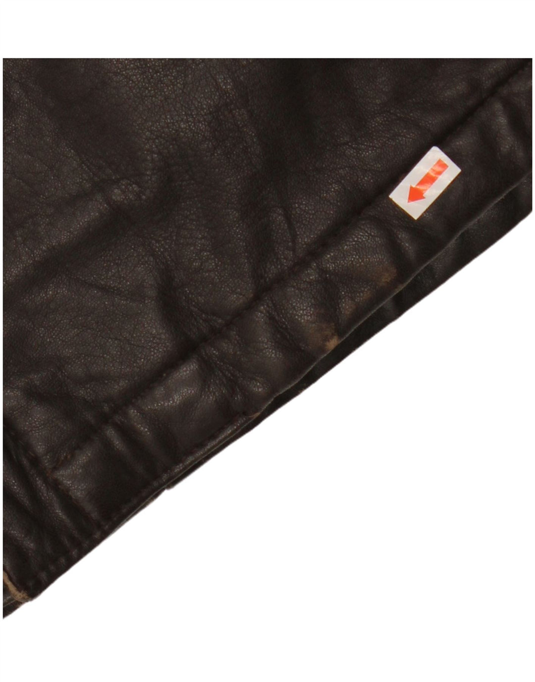 Giacca in pelle da uomo VINTAGE IT 54 2XL Pelle marrone