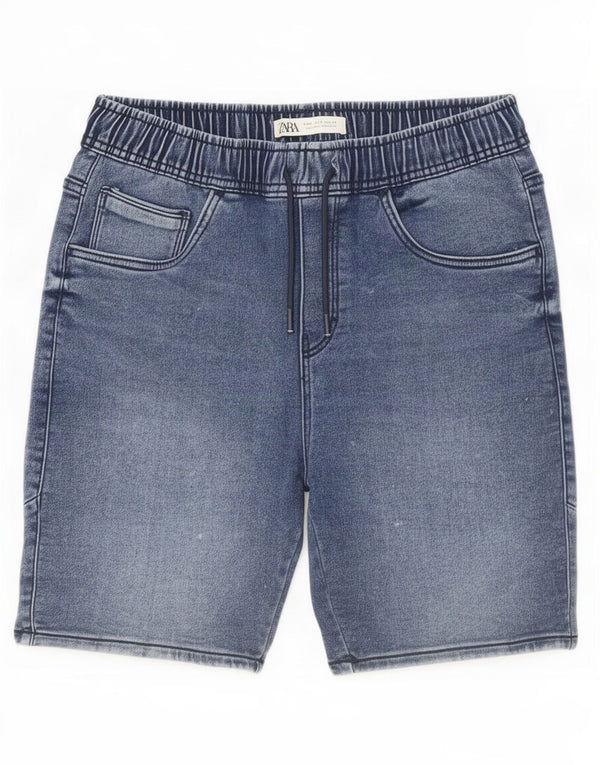 Pantaloncini di jeans da uomo Zara piccoli W30 blu