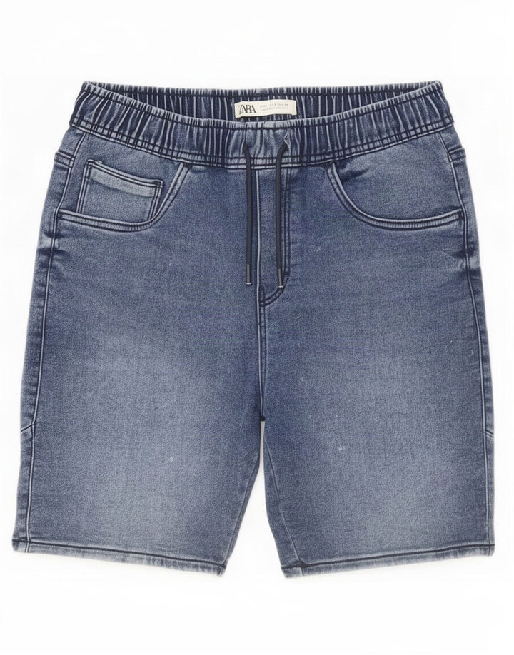 Pantaloncini di jeans da uomo Zara piccoli W30 blu