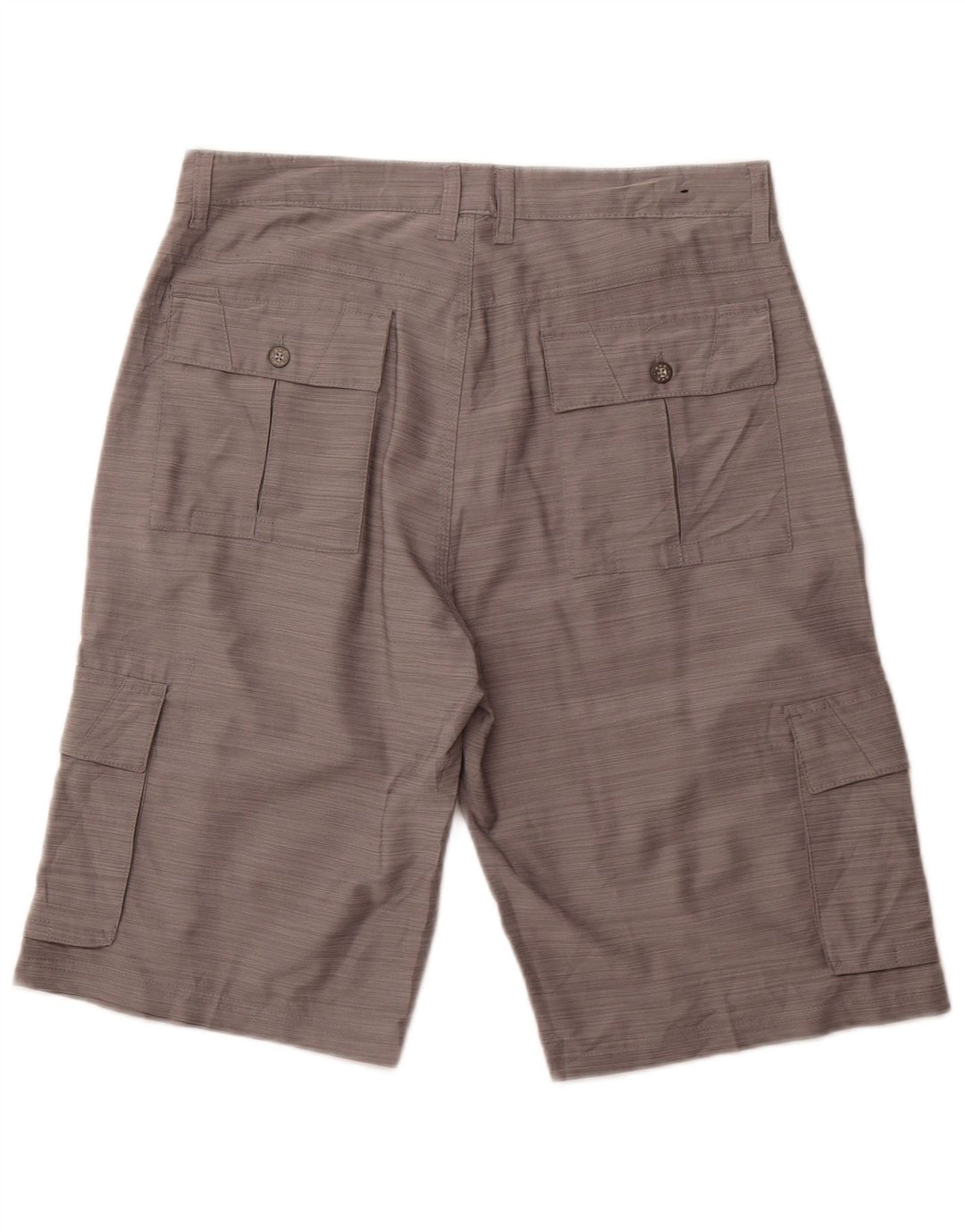 BKE Mens Cargo Shorts W33 Medium  Grey Polyester