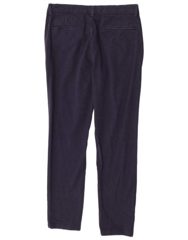 Pantaloni chino slim da uomo Marks & Spencer W34 L31 cotone blu navy