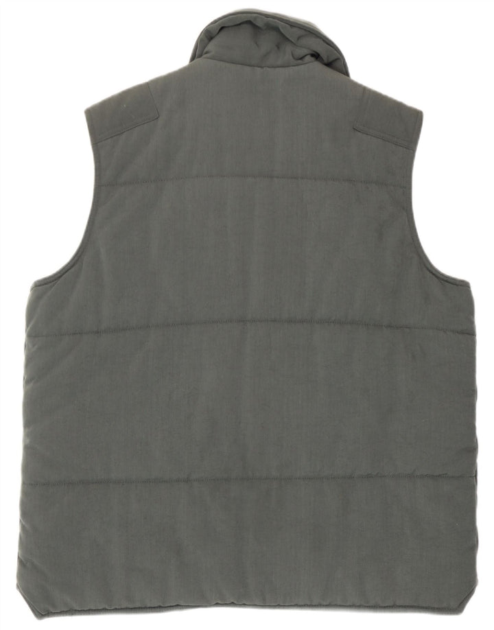 Gilet imbottito da uomo Levi's UK 40 Large Verde in poliammide