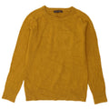 Maglione maglione con scollo a barca da donna French Connection UK 12 Giallo medio