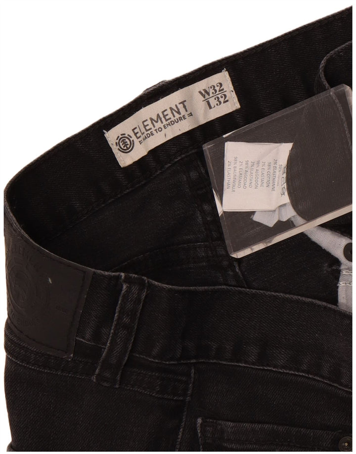 Jeans slim da uomo Element W32 L32 cotone nero