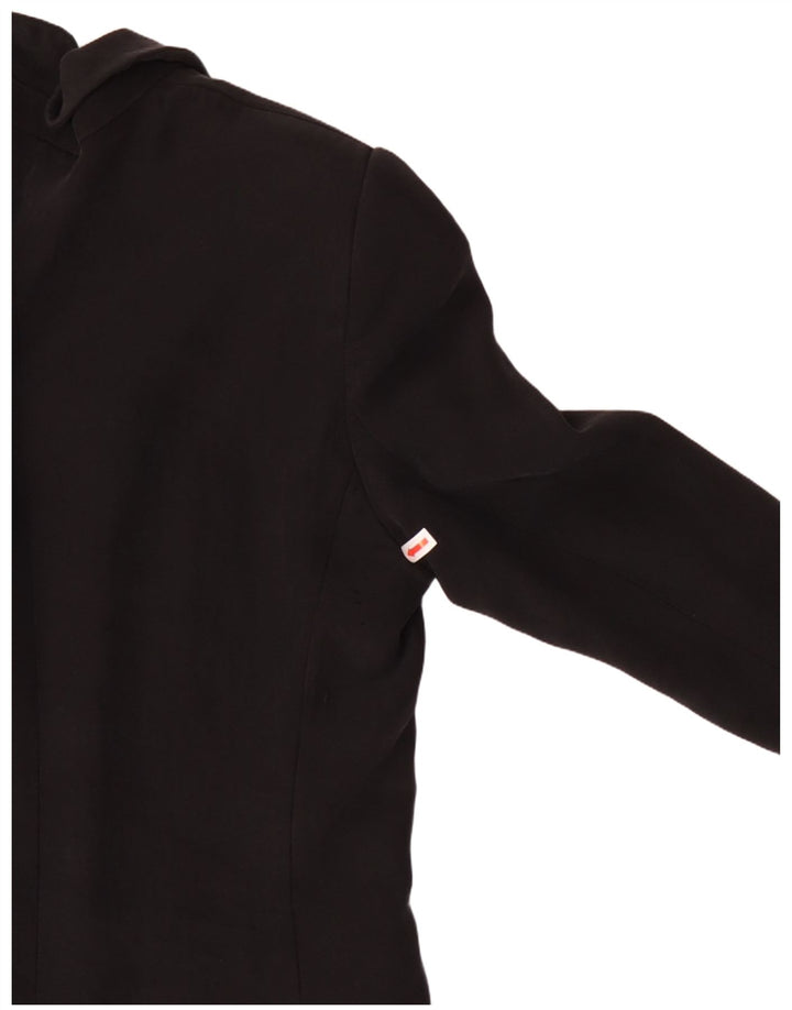 ARMANI COLLEZIONI Giacca Blazer da Donna a 3 Bottoni IT 48 XL Nera