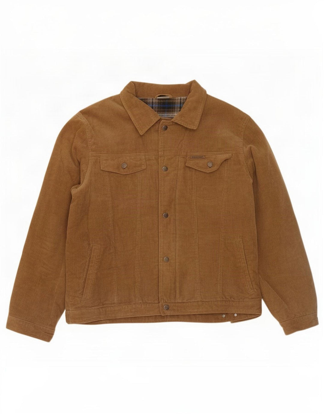 Giacca da uomo in velluto a coste Camargue EU 52/54 grande cotone marrone
