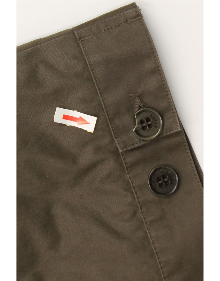 Giubbotto bomber da uomo Ted Baker taglia 3 cotone kaki medio