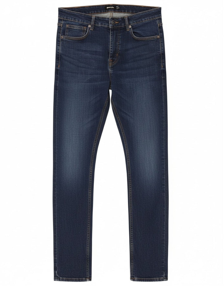 Jeans skinny da uomo Bench W34 L34 in cotone blu