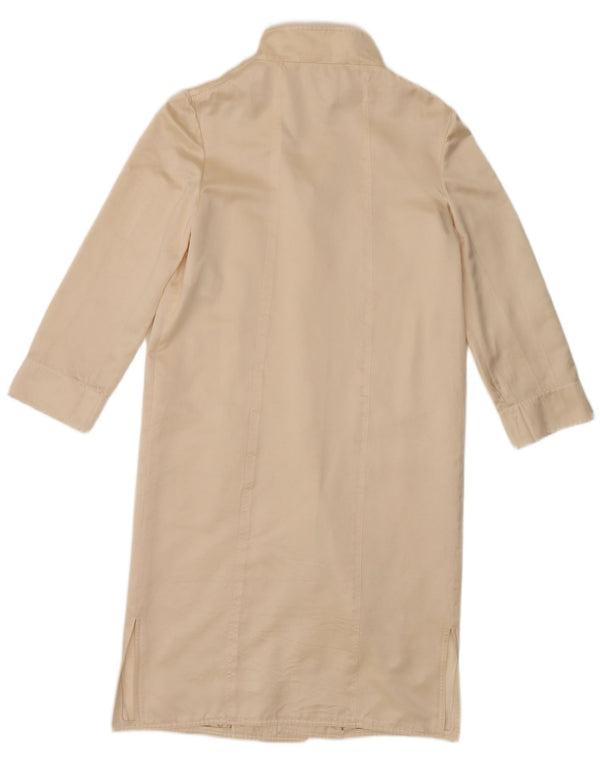 Cappotto da donna Dolce & Gabbana UK 14 Seta bianco sporco medio