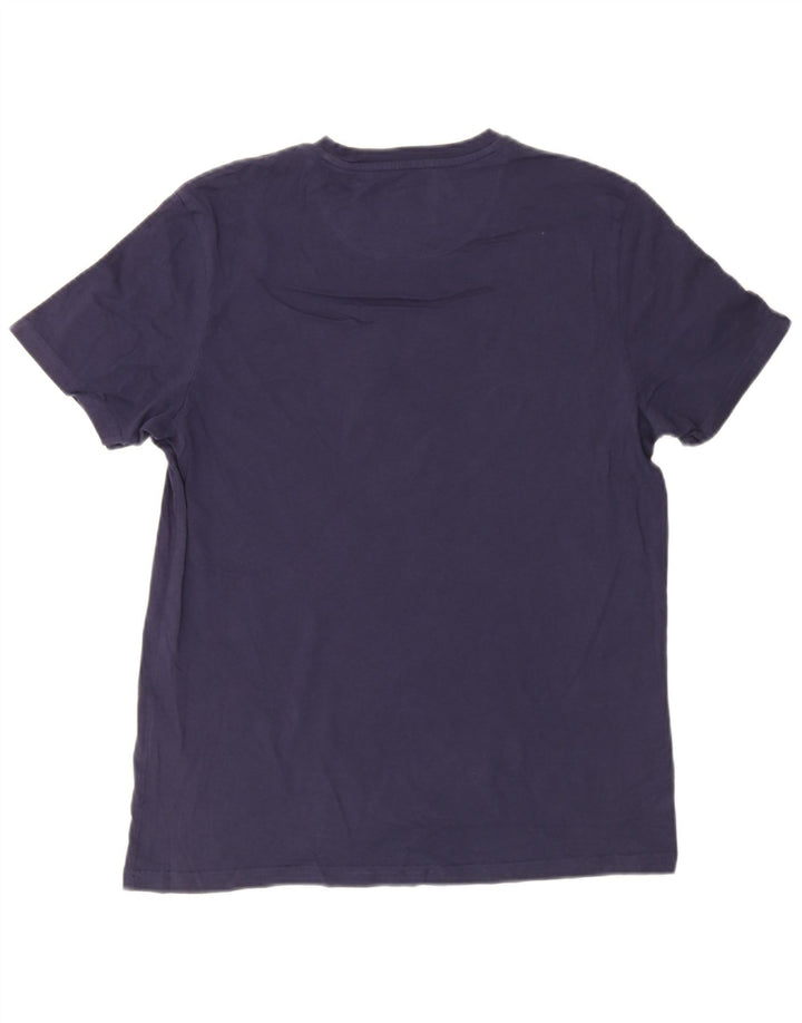 T-shirt da uomo Lyle & Scott in cotone blu navy medio