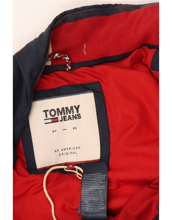 Giacca imbottita oversize da donna Tommy Hilfiger UK 10 Small Blu Navy