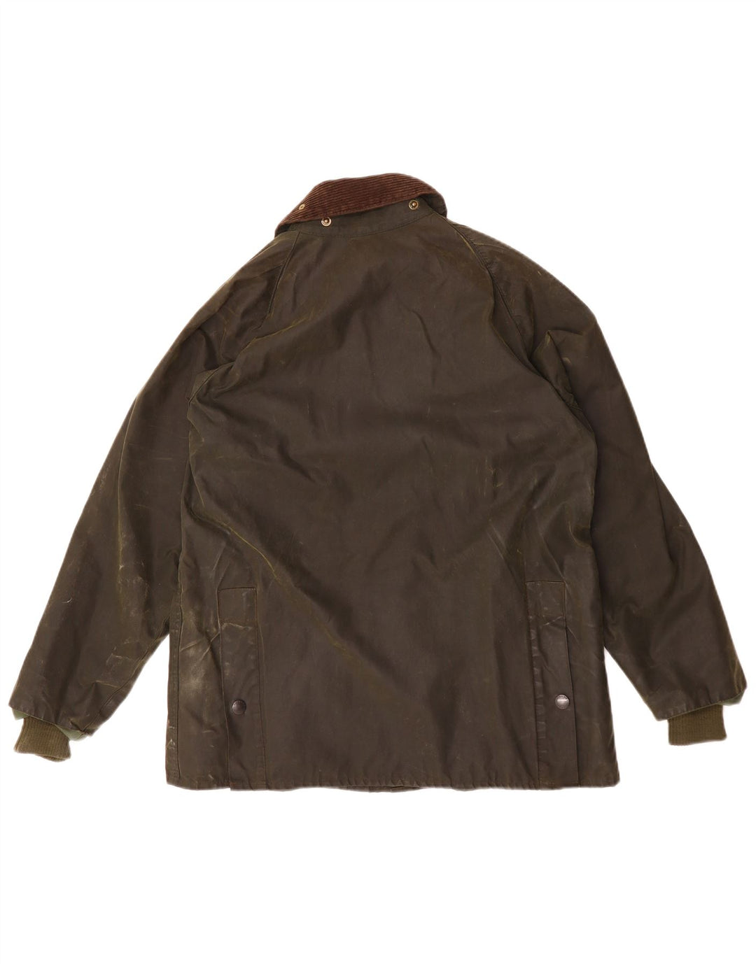 BARBOUR Giacca da uomo Bedale in cotone cerato UK 38 Medio Cachi