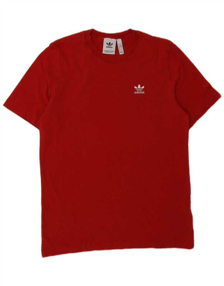 T-shirt Adidas da uomo Top Small rossa in cotone