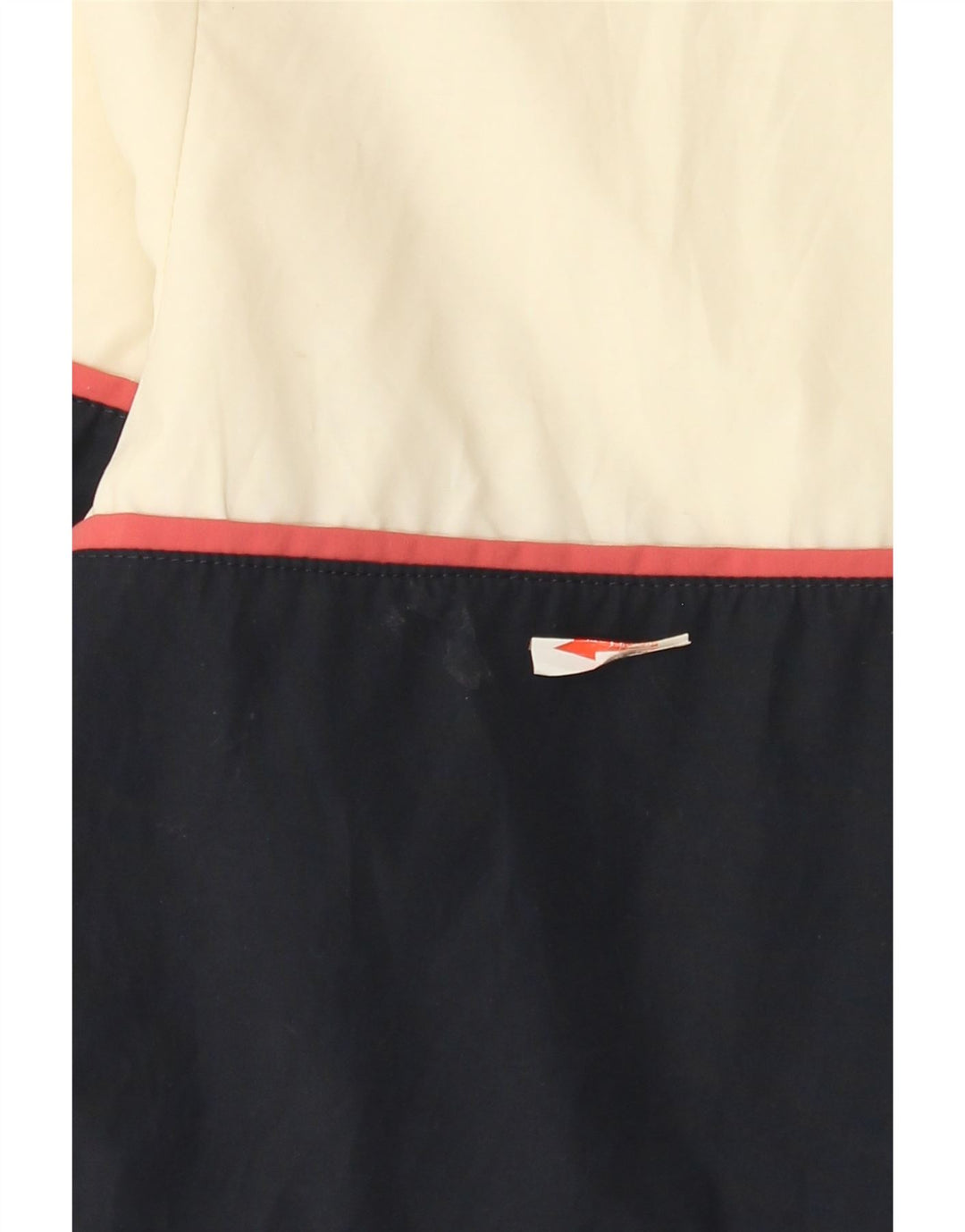 Giacca da ginnastica da uomo con grafica pullover Musto, color block bianco medio