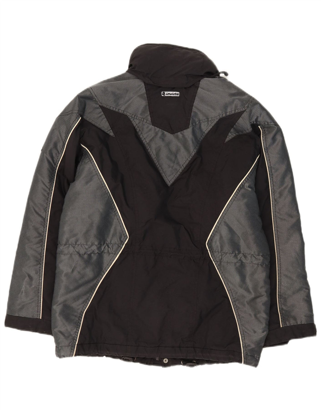 Giacca a vento grafica da donna Invicta UK 14 Large Black Colourblock
