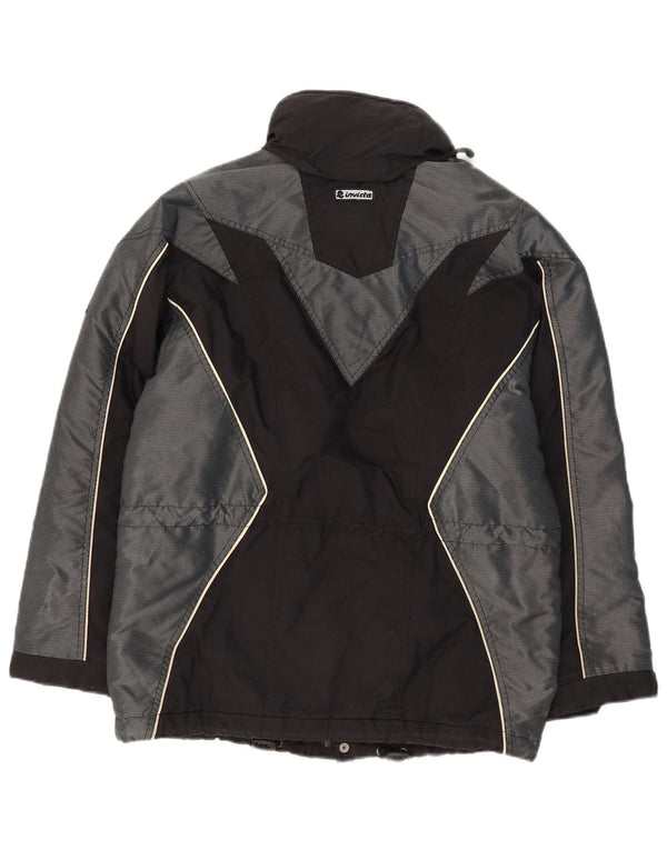 Giacca a vento grafica da donna Invicta UK 14 Large Black Colourblock