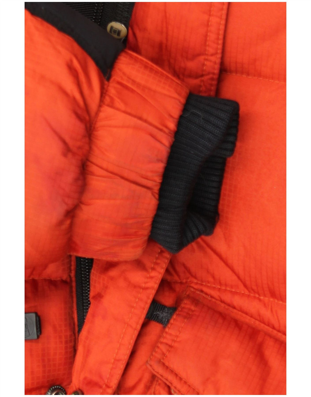 Giacca imbottita con cappuccio da uomo Bastard UK 38 Poliammide color block arancione medio
