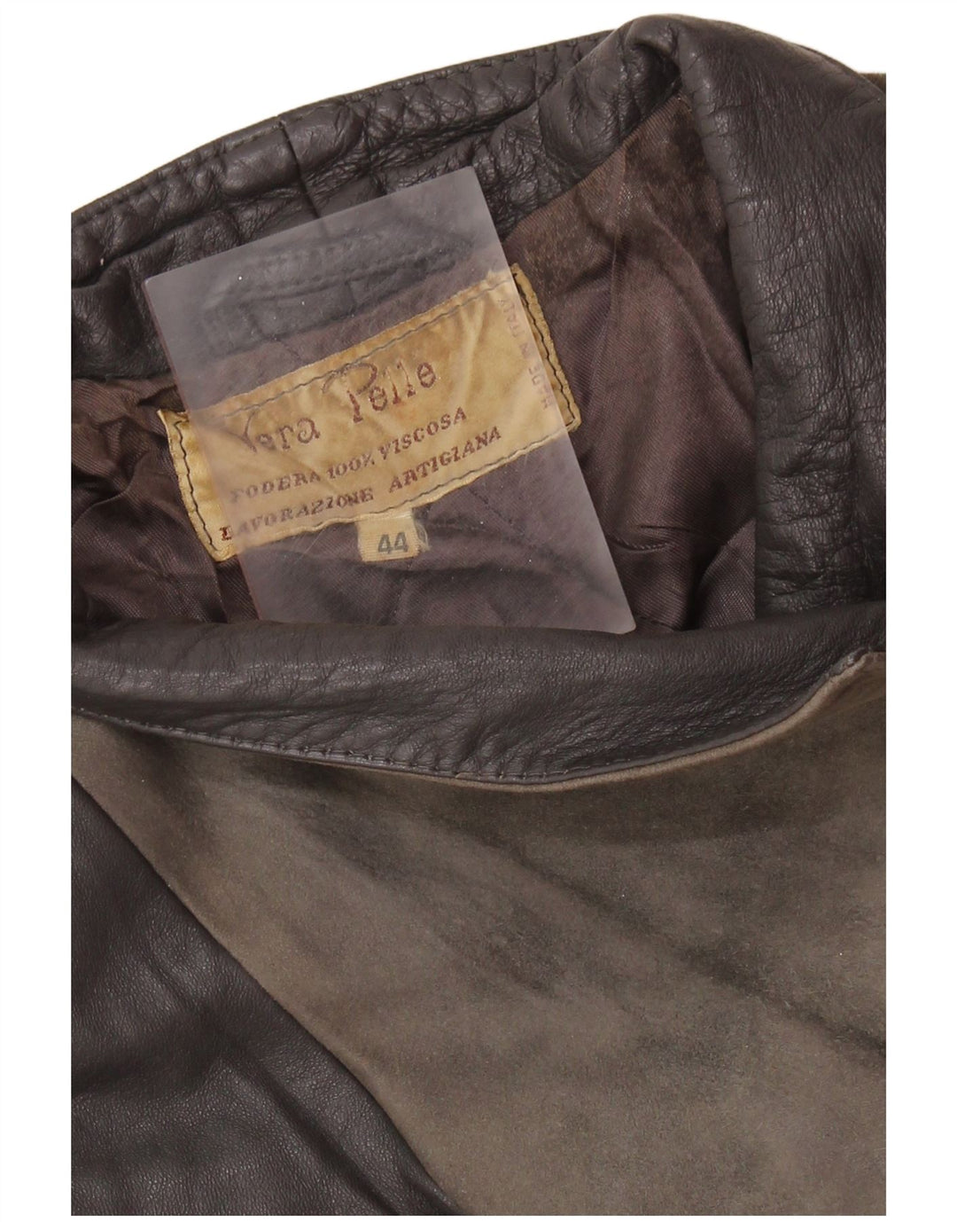 Giacca Donna Lavorazione Artigiana IT 44 Pelle Colourblock Grigio Medio