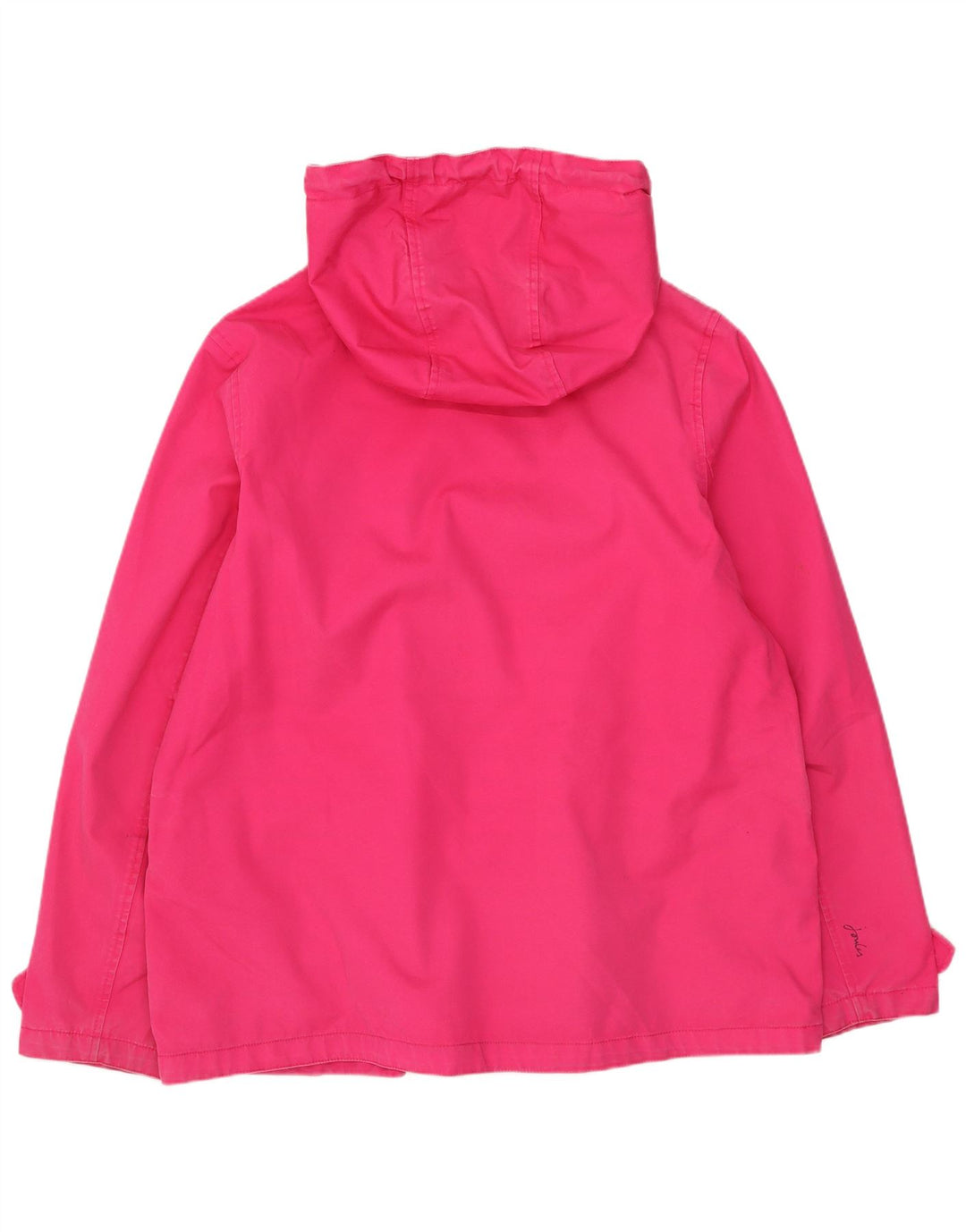 Giacca a vento con cappuccio da donna Joules UK 16 grande cotone rosa