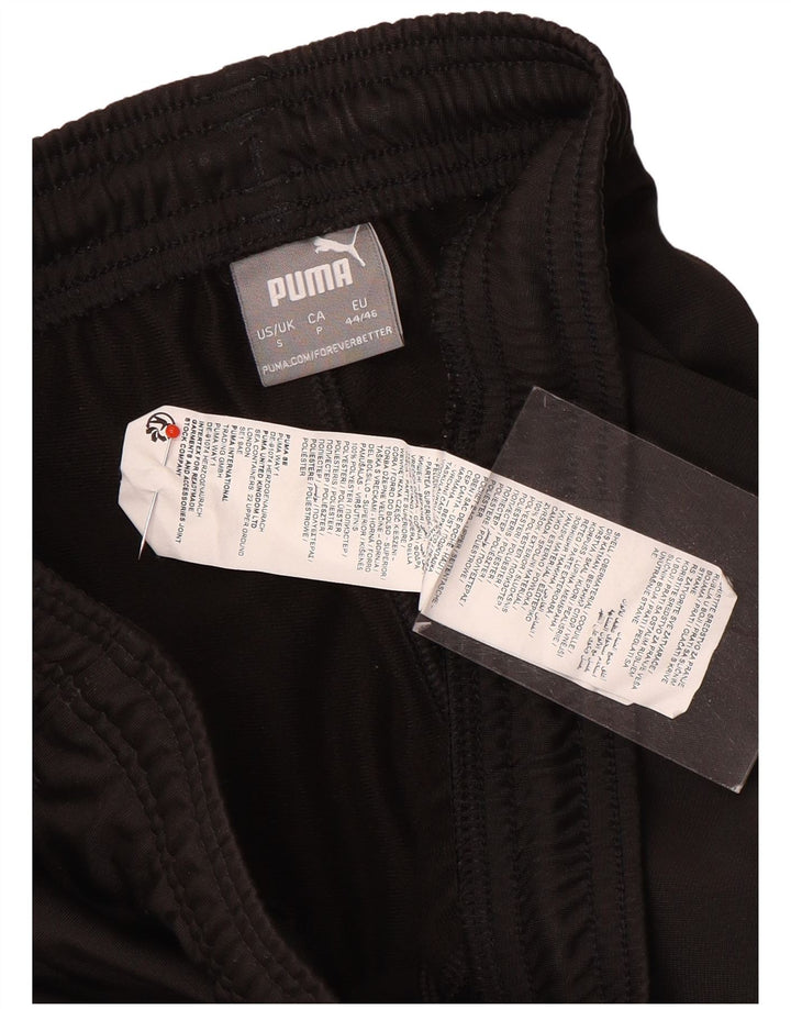 Pantaloni da tuta da uomo Puma Joggers piccoli in poliestere nero