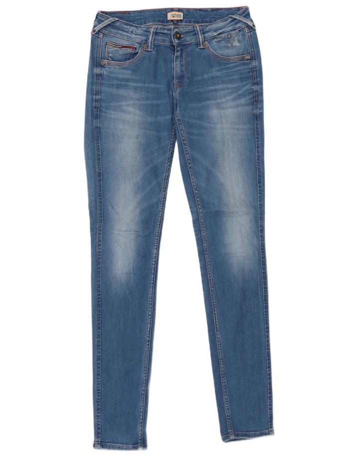 Jeans slim da donna Tommy Hilfiger W27 L32 cotone blu