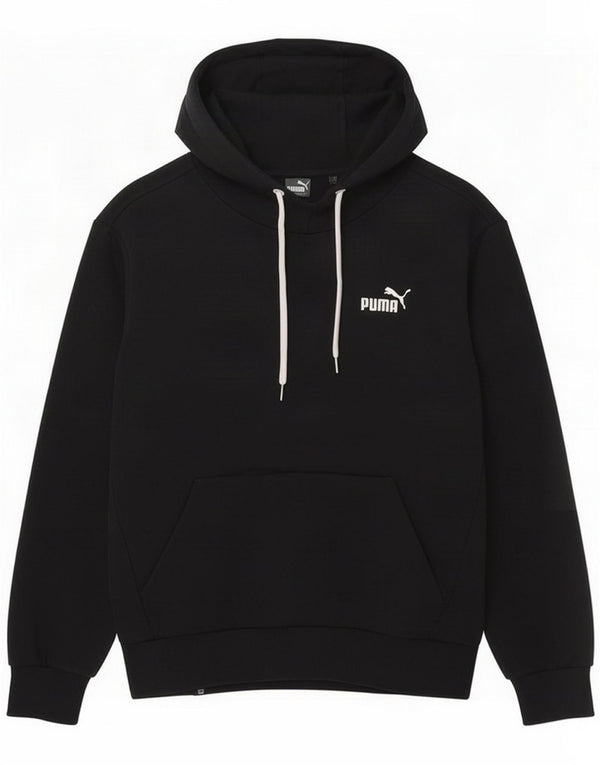 Puma Mens Graphic Hoodie Jumper Small Black Cotton