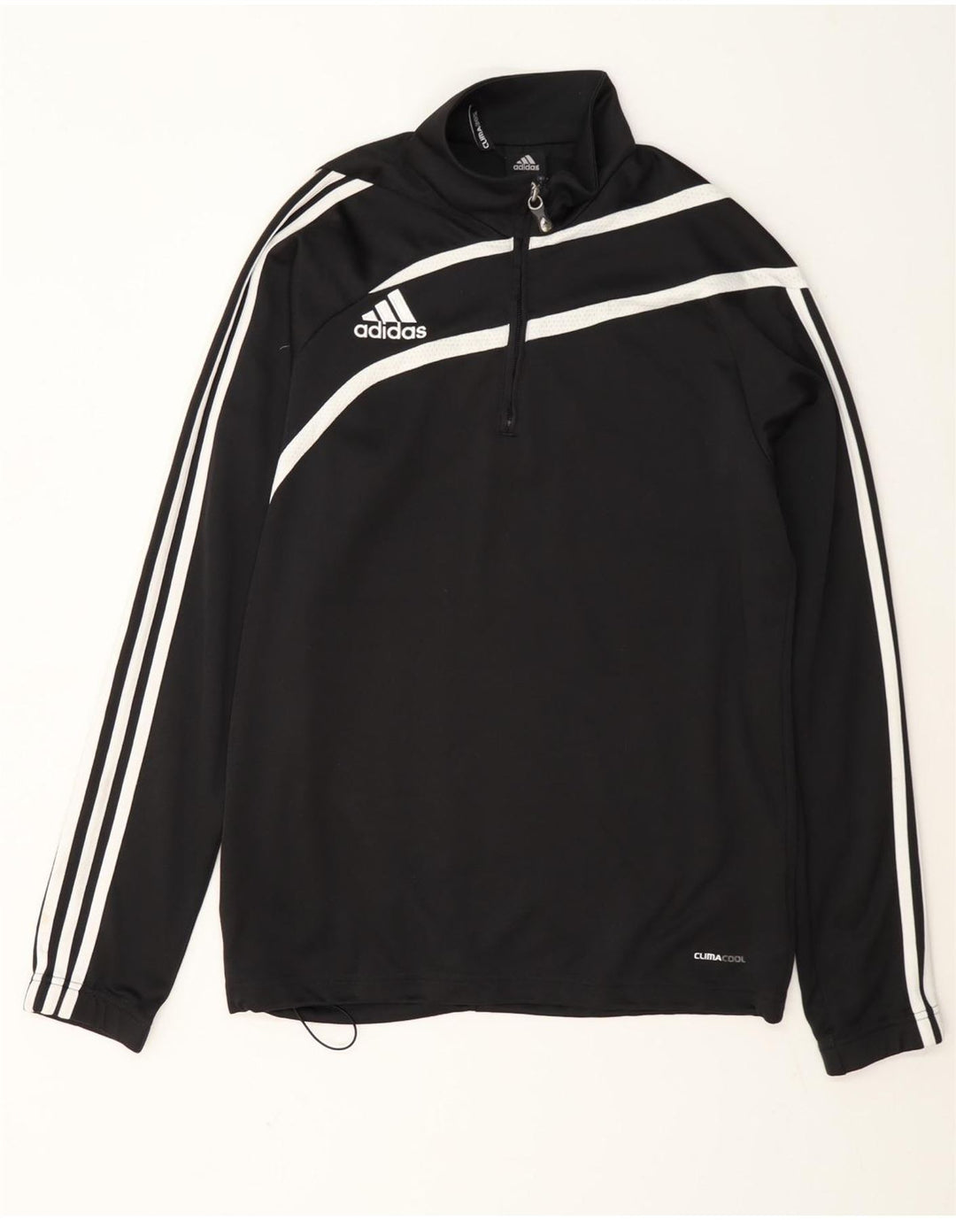 Top della tuta pullover Adidas Clima 365 da uomo UK 38/40 medio nero