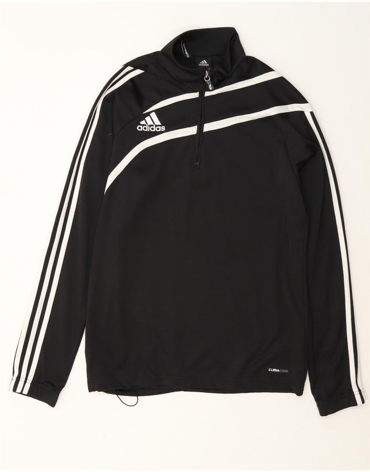 Top della tuta pullover Adidas Clima 365 da uomo UK 38/40 medio nero