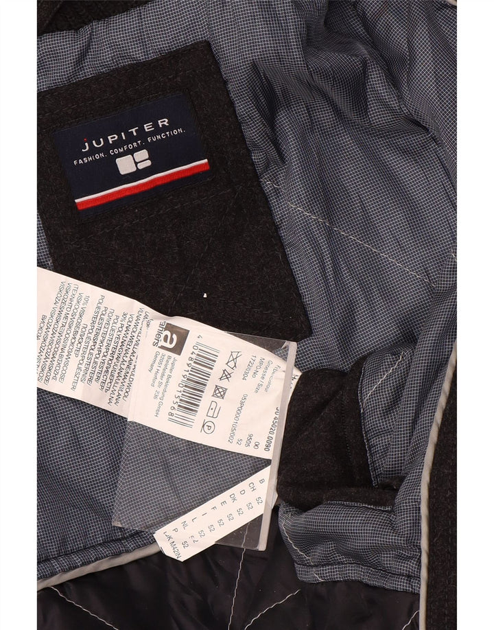 Cappotto da uomo Jupiter UK 42 XL Lana grigia