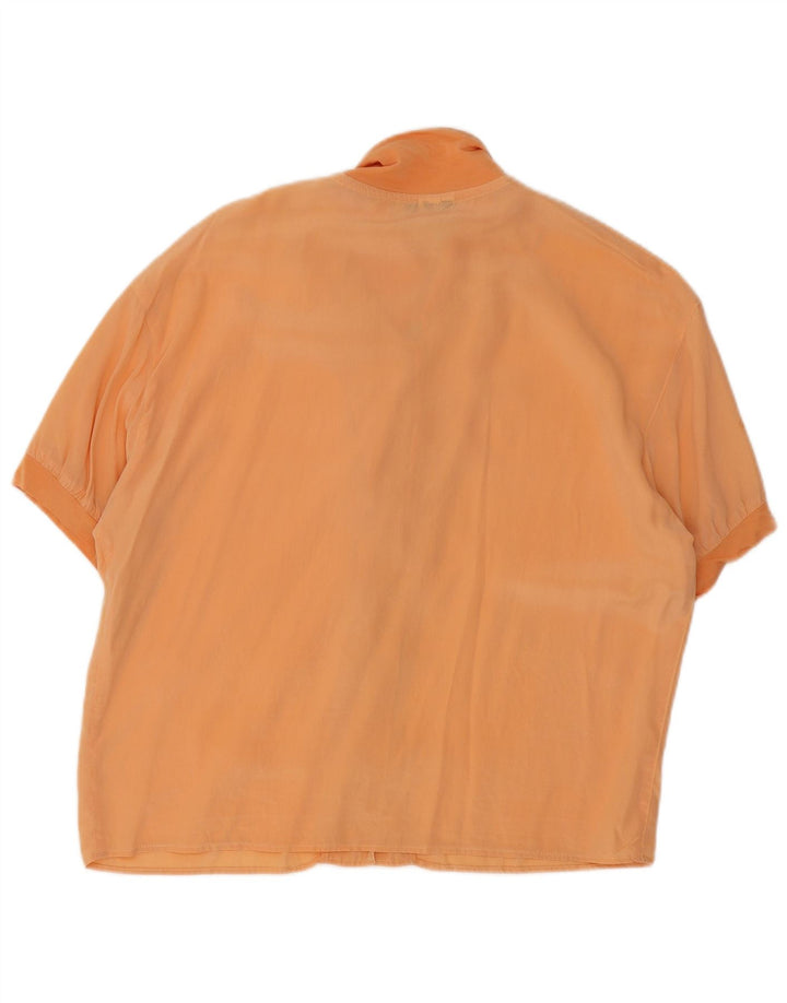 Belfe & Camicia a maniche corte da donna Camicetta IT 46 Large Rosa Seta