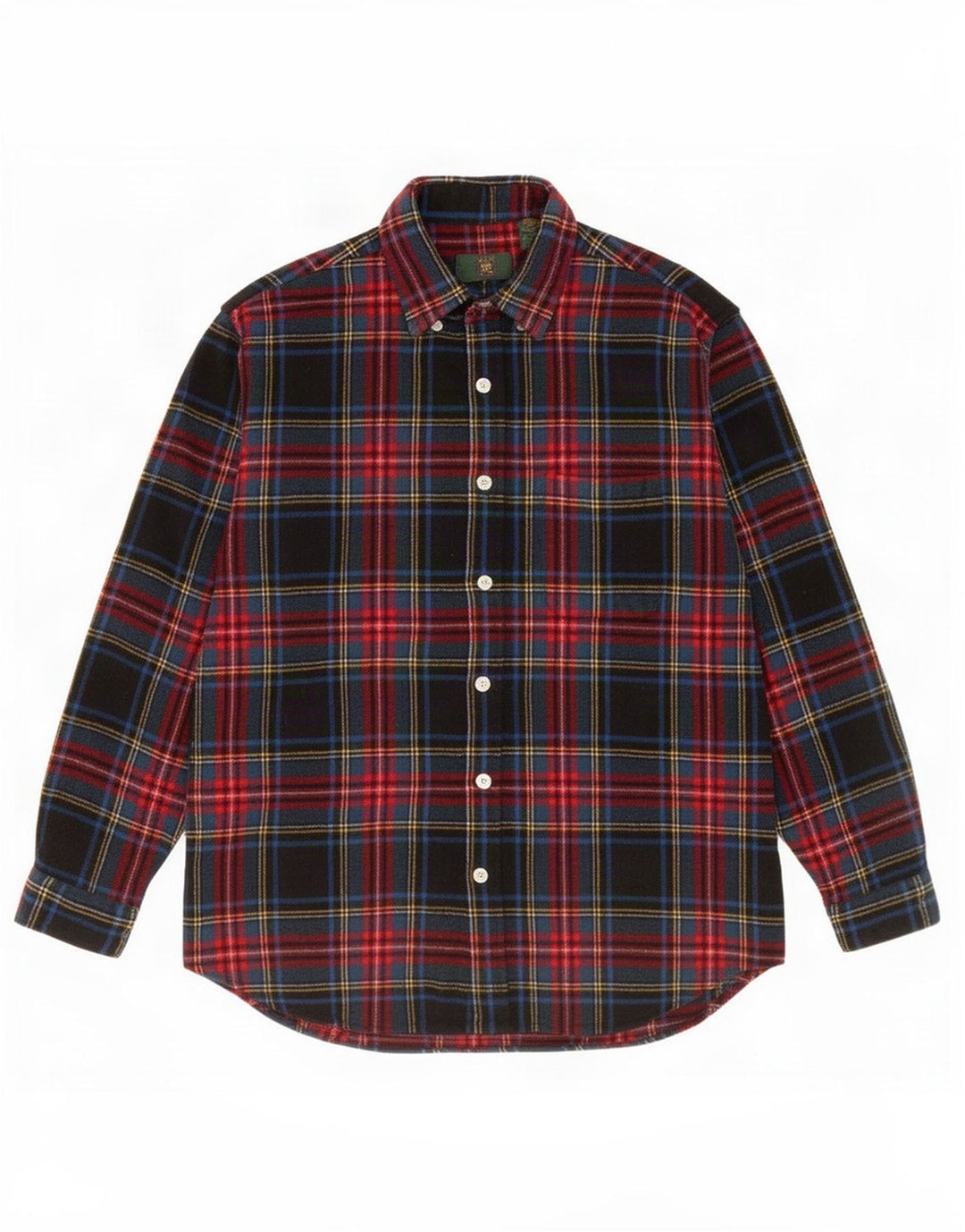 Camicia da uomo in flanella Club Room, lana a quadri multicolore grande