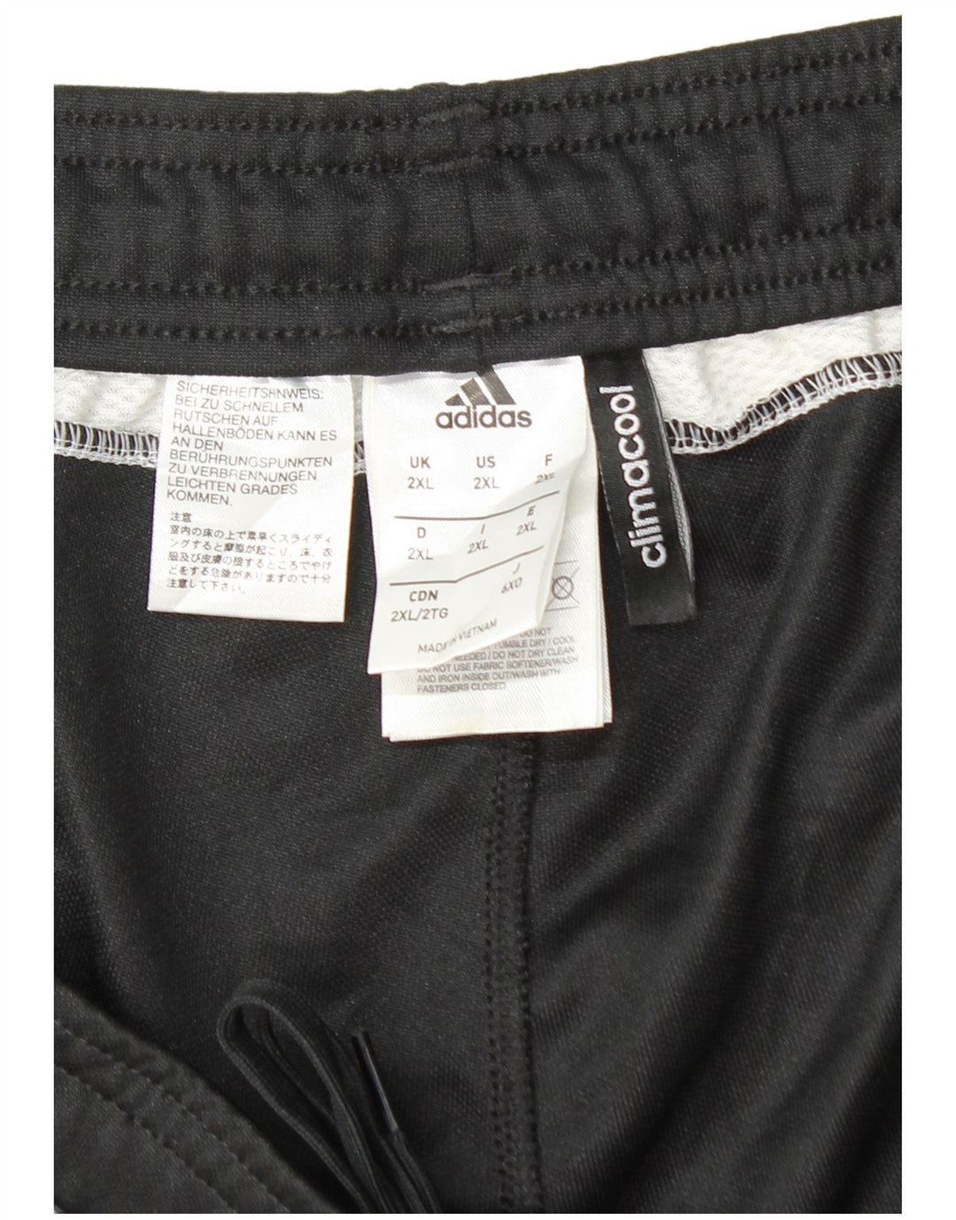 Pantaloni da tuta Adidas Climacool da uomo 2XL poliestere nero
