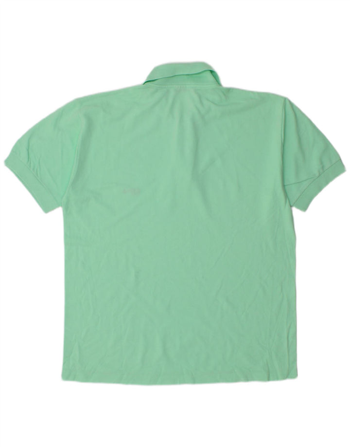 Polo vintage da uomo verde medio