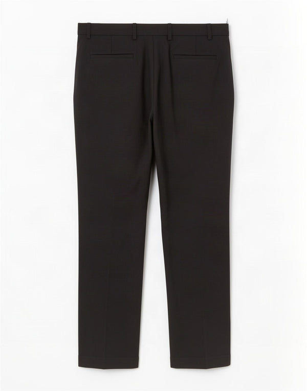 Pantaloni casual vestibilità regolare da uomo Marks & Spencer W44 L31 poliestere nero
