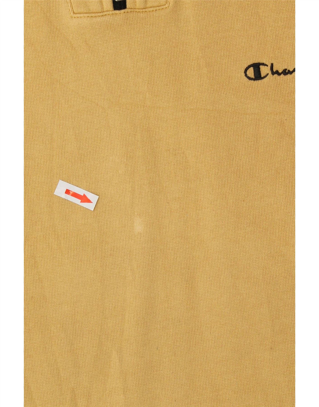 CHAMPION Felpa da uomo con collo con zip, maglione grande, cotone beige