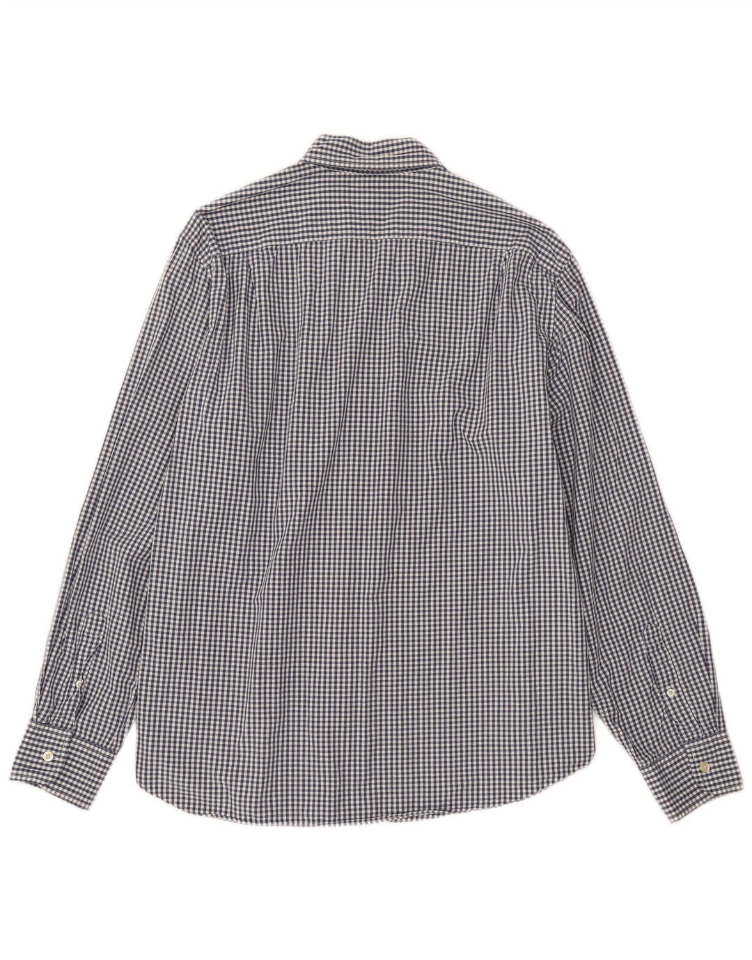 J. CREW Camicia da uomo su misura misura grande in cotone a quadretti blu navy