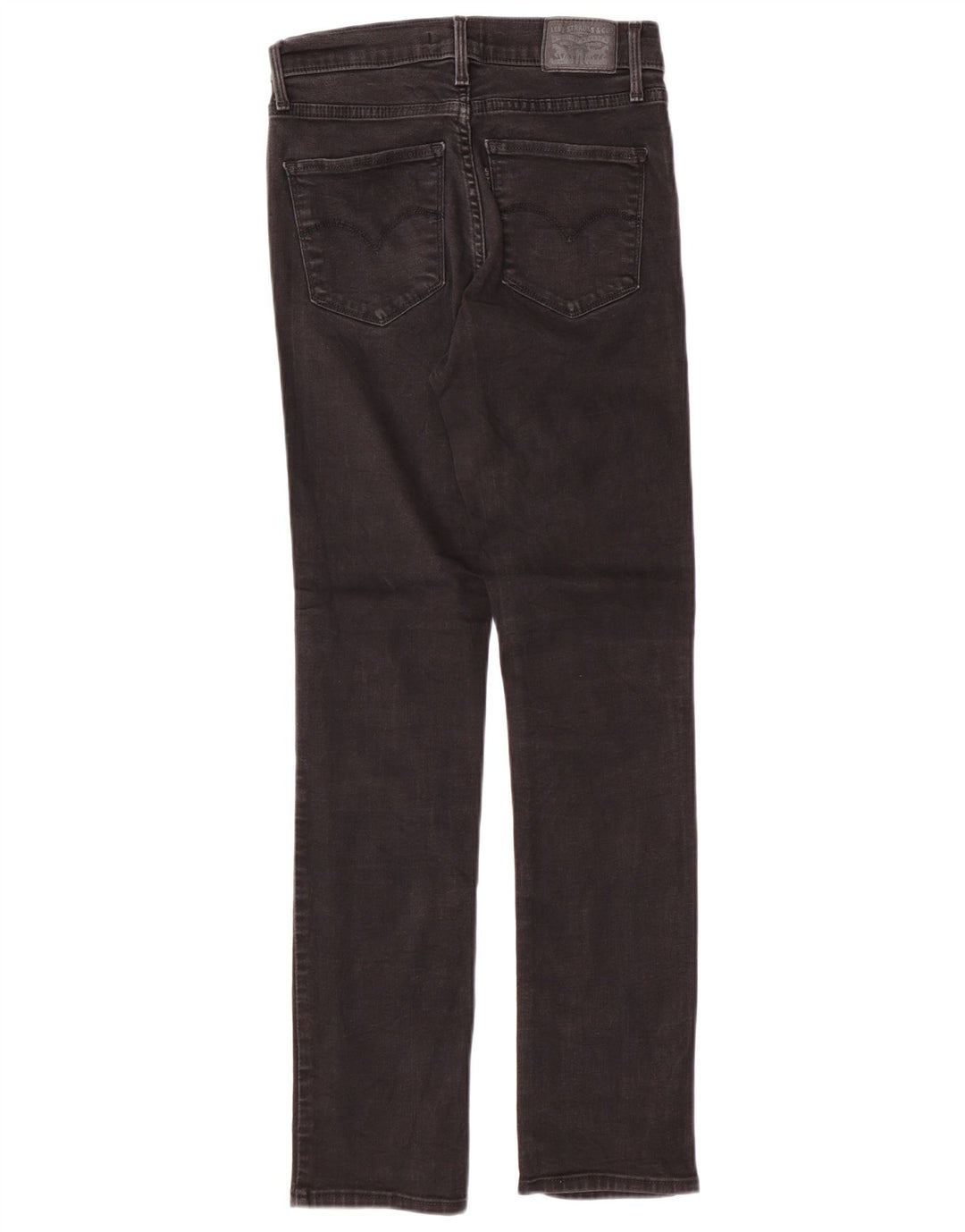 LEVI'S Jeans slim modellanti da donna 312 W26 L30 cotone nero