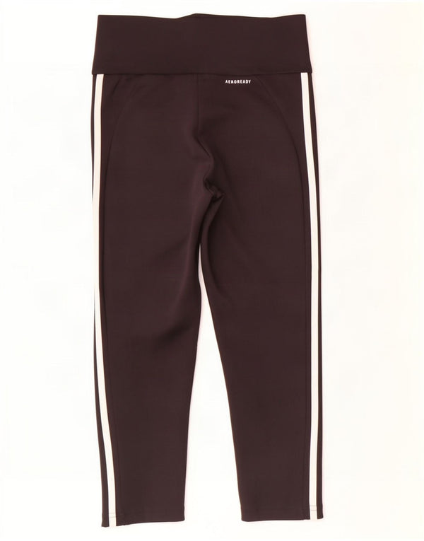 Leggings Adidas Aeroready Capri da donna UK 8/10 Small Poliestere nero